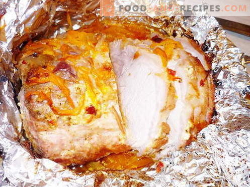 Porc cuit au four - les meilleures recettes. Comment bien et savoureux cuire le porc au four.
