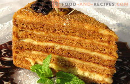 Gâteau Ryzhik - les meilleures recettes. Comment cuire correctement et savoureux gâteau au gingembre.