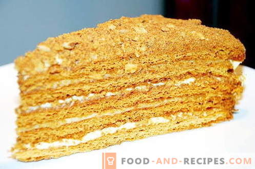 Gâteau Ryzhik - les meilleures recettes. Comment cuire correctement et savoureux gâteau au gingembre.