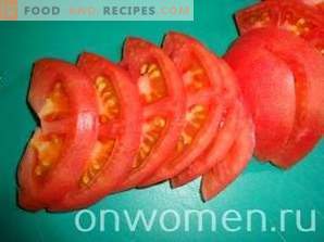 Belle-mère d'aubergines à la tomate