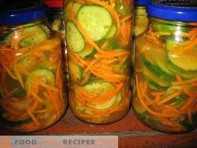 Salade de concombres envahis pour l'hiver