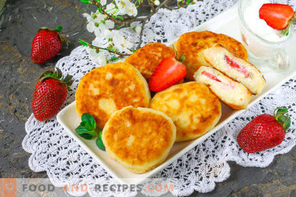 Cheesecakes aux fraises
