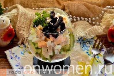 Salade Caprice pour Femmes avec Poulet et Pruneaux