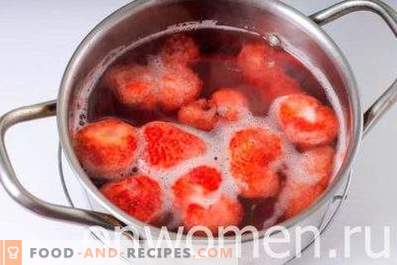 Kissel de fraises congelées