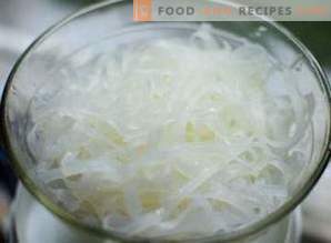 Spaghetti di riso: beneficio e danno