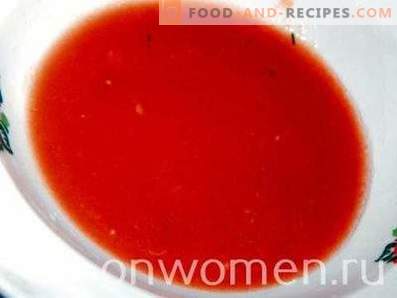 Sauce tomate pour brochettes