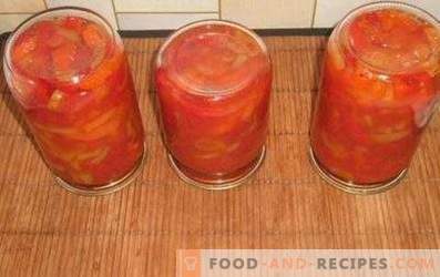 poivron en sauce tomate pour l'hiver