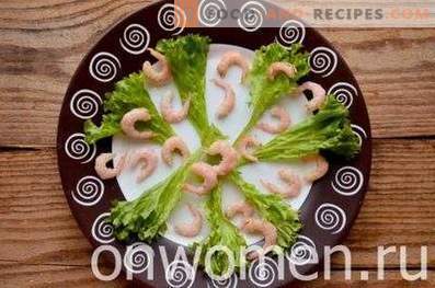 Salade César aux crevettes