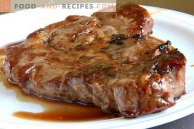 Steak de porc au four