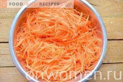 carottes à la coréenne