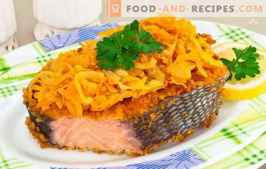 Classiques de poisson: saumon rose aux carottes. Pour tous les amateurs de poisson rouge - les meilleures recettes de saumon rose aux carottes