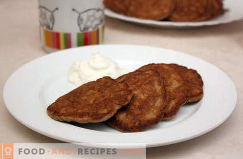 Les beignets de foie sont les meilleures recettes. Comment bien et savoureux préparer des pancakes au foie.