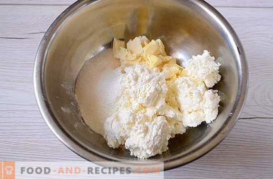 Bagels au fromage cottage à partir de 4 ingrédients - tout est ingénieux, c'est simple! Étape par étape la recette de l'auteur bagels friables avec du fromage cottage