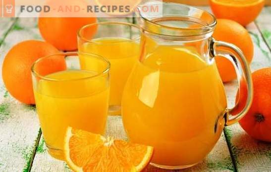 Une option économique pour une grande famille: comment préparer 9 litres de jus à partir de 4 oranges. Les secrets du délicieux jus bon marché