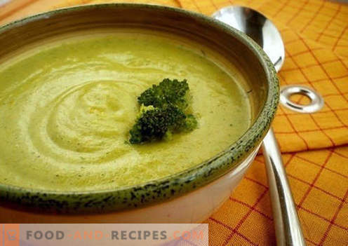 La purée de brocoli est la meilleure recette. Comment bien et savoureux purée de brocoli cuit.