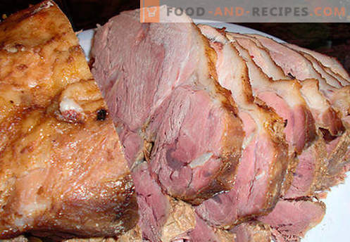 Jambon de porc - les meilleures recettes. Comment bien cuire du jambon de porc à la maison
