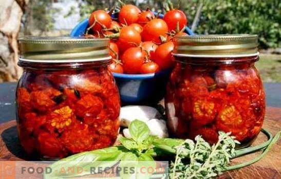 Tomates séchées pour l’hiver - le plus souvent! Des méthodes simples et abordables pour stocker des tomates séchées pour l’hiver
