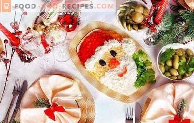 Salades de Noël aux pruneaux: 10 idées intéressantes