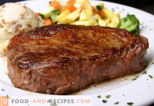 Beefsteak - les meilleures recettes. Comment cuire correctement et savourer un steak de boeuf haché et haché