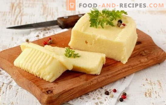 Comment faire du fromage avec du lait avec vos propres mains: moelleux et dur. Recettes pour le fromage de lait à la maison et de la technologie