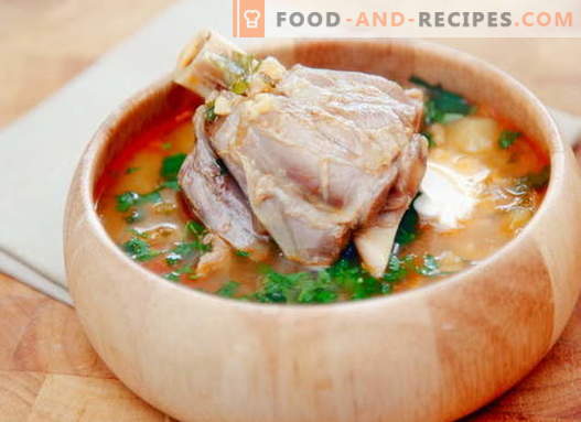 Soupe de mouton - les meilleures recettes. Comment bien et savoureux cuire la soupe d'agneau.