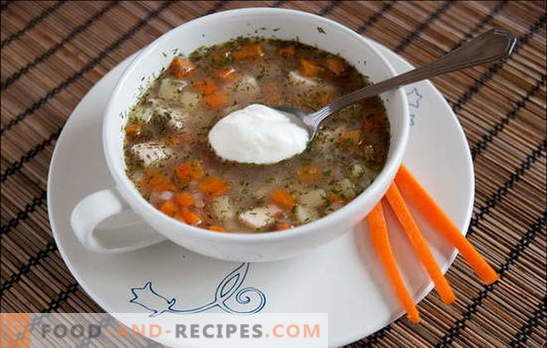 “Régime” universel: soupe au poulet et au sarrasin. Recettes de soupe au sarrasin avec du poulet, des champignons, des céréales ou des légumes