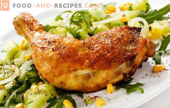 Cuisses de poulet frites dans une casserole - une façon classique de cuire de la viande. Recettes cuisses de poulet frites dans une poêle à l'ail, tomate