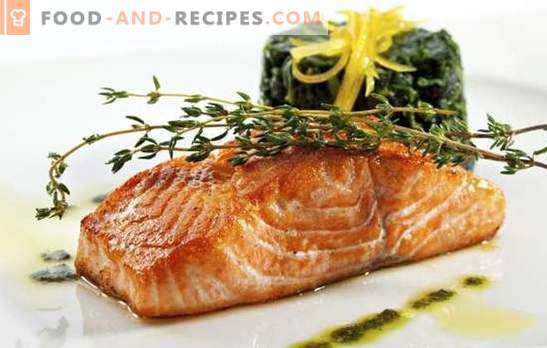 Plats à base de saumon rose - une grande variété de saveurs. Recettes de plats originaux de saumon rose: premier et deuxième, salades et apéritifs