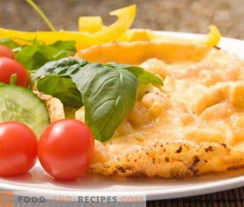 Omelette au poulet - les meilleures recettes. Comment faire cuire le poulet omelette correctement et savoureux.