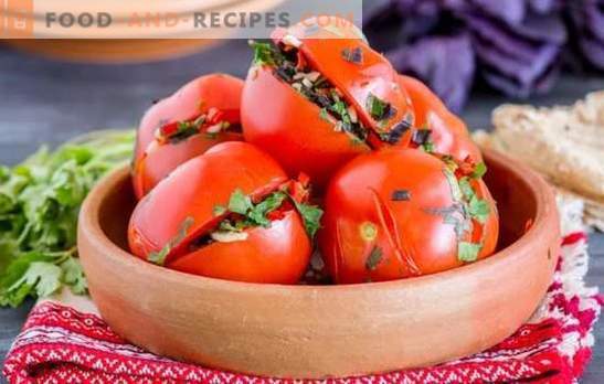 Tomates en arménien: tomates farcies épicées et épicées. Les meilleures recettes traditionnelles de tomates en arménien