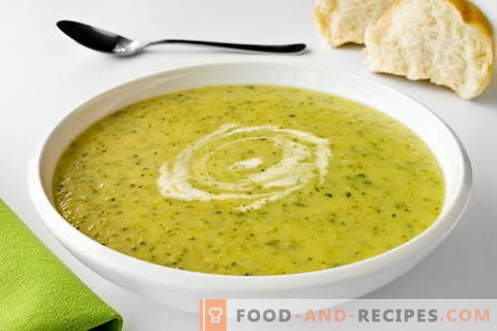 Soupe aux courgettes - les meilleures recettes. Comment bien et savoureux cuire les soupes de courgettes.
