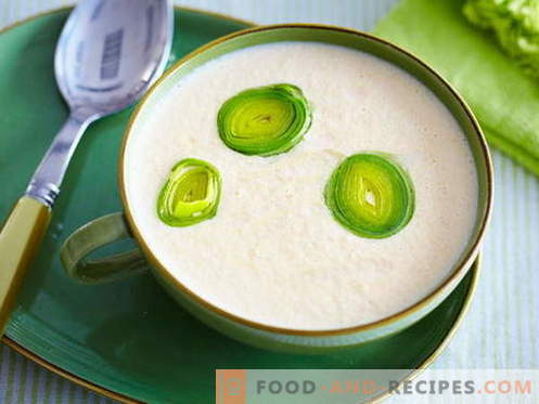Soupe de céleri - les meilleures recettes. Comment bien et savoureux cuire la soupe au céleri.
