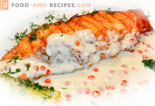 steak de saumon - les meilleures recettes. Comment cuire correctement et savoureux steak de saumon.