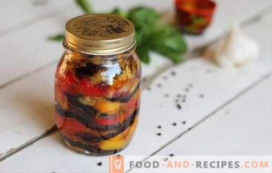 Snack du tsar pour l'hiver - original et beau! Variantes de préparations du goûter royal pour l’hiver avec aubergines, tomates, chou et haricots