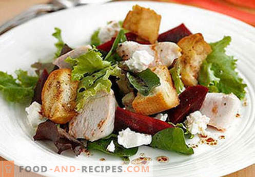 Salades de poitrine de poulet fumées - les cinq meilleures recettes. Comment préparer correctement et délicieusement des salades de poitrines de poulet fumées.