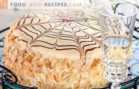 Cake “Spider” - la conception originale du dessert fait maison. Recettes simples et sophistiquées du gâteau au gossamer