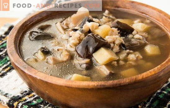 Soupe aux champignons congelés - l’arôme de l’automne! Les meilleures recettes de soupe aux champignons à partir de champignons congelés