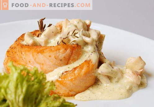 Cream sauce - the best recipes. How to properly and tasty cooked cream sauce.