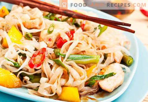 nouilles chinoises - les meilleures recettes. Comment cuire correctement et savourer des nouilles chinoises à la maison.