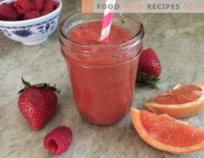 Smoothies au pamplemousse