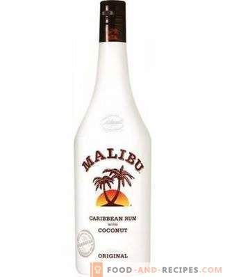 How to drink Malibu liqueur
